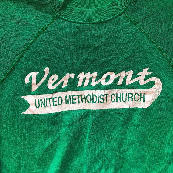 Vintage Vermont United Methodist Church Sweatshirt - Picture 2 of 4